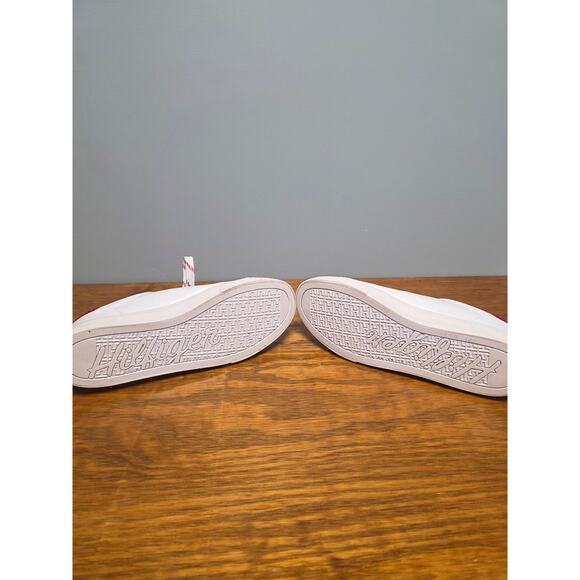 Tommy Hilfiger Women’s 9.5 Shoes White & Red Faux Leather Preppy Logo 90s Vibe - Picture 8 of 8